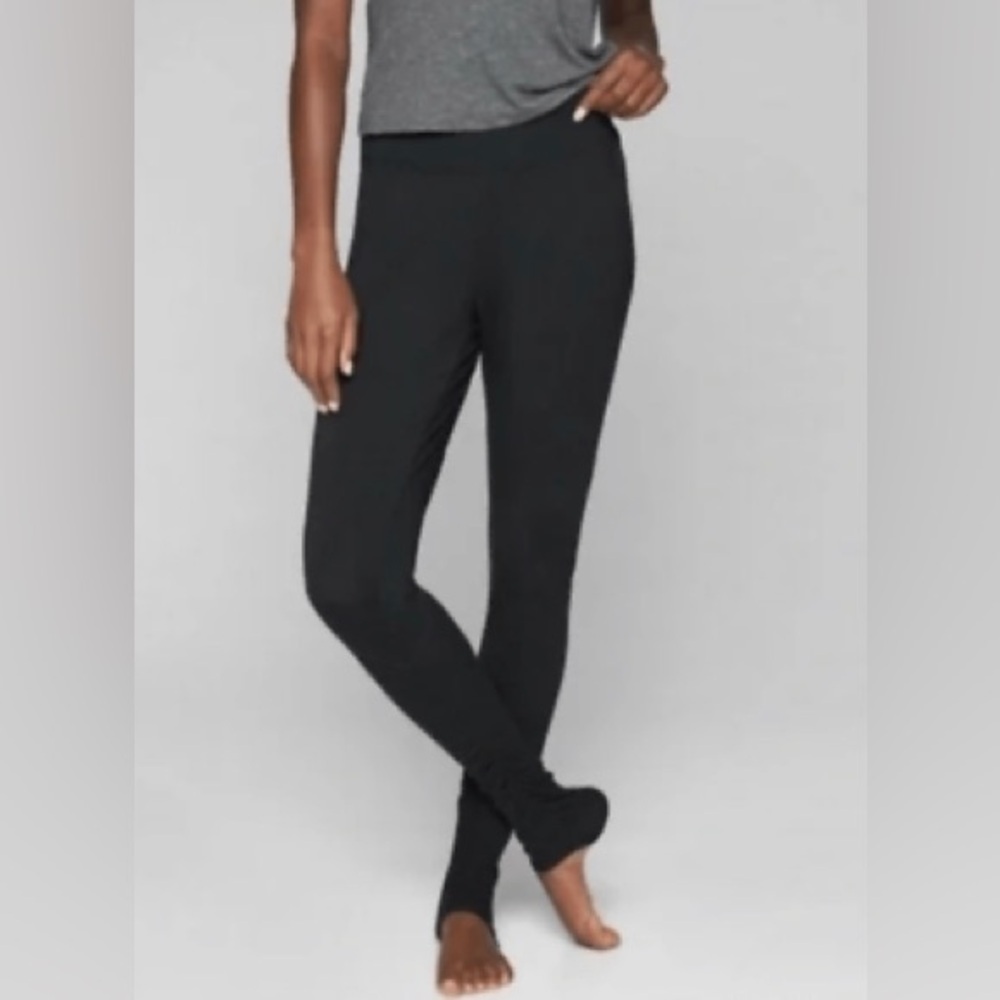 Athleta Restore Slim Ruched Legging in Black Size XS